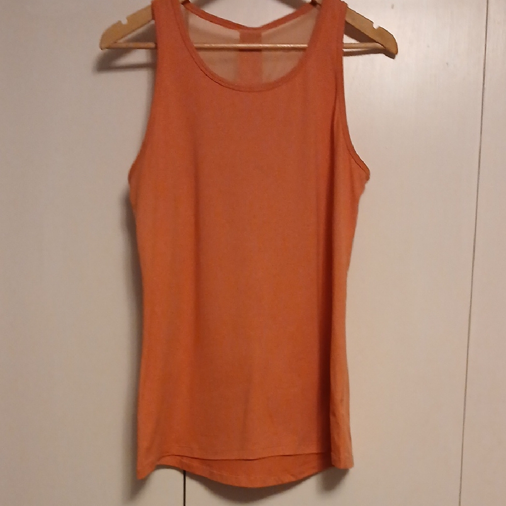 Source Unknown Bright Orange Tank Top